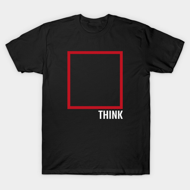 Think Outside The Box Creative Office Staff Gift Shirt for Philosophers Artists Teachers Coaches Therapists and Book Enthusiasts